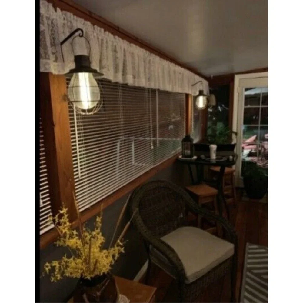 Round Lantern Style - Bronze LED Industrial Pendant Lantern
